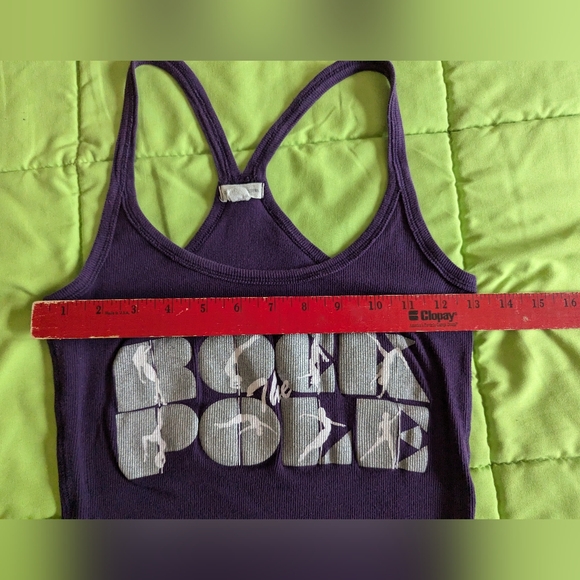 Pole Dance Fitness Tank Top in Purple by Zenana - Picture 8 of 10